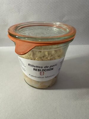 Rilletes de porc reblochon