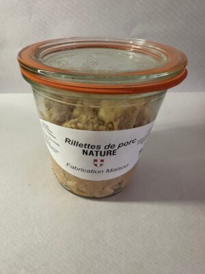 Rilletes de porc nature