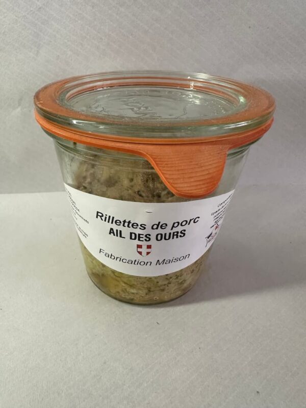 Rillettes de porc ail des ours